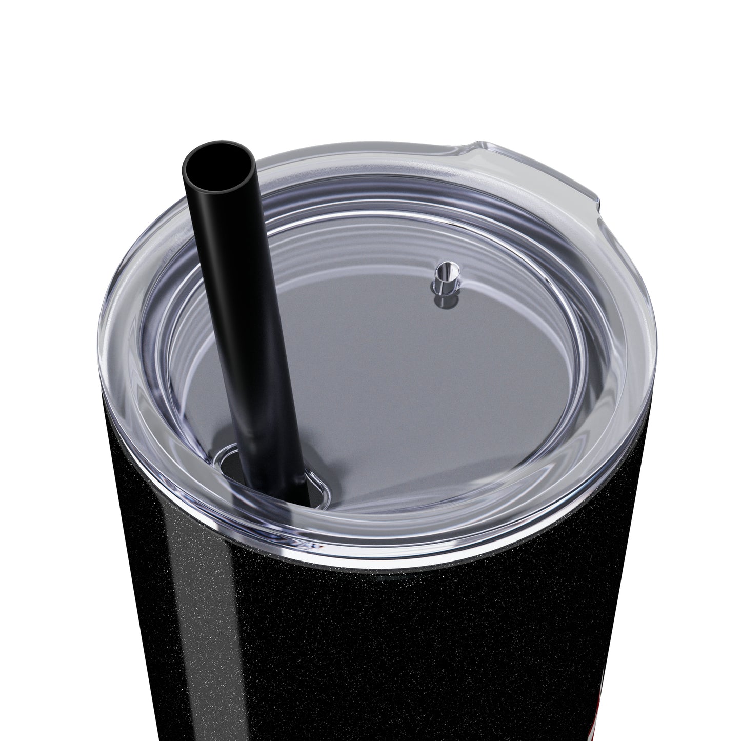 AJJ Skinny Tumbler with Straw, 20oz