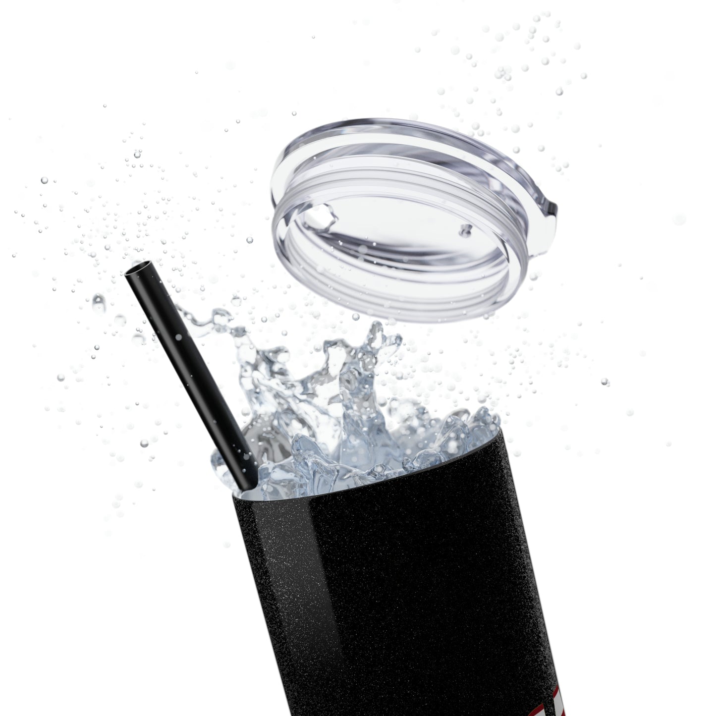 AJJ Skinny Tumbler with Straw, 20oz