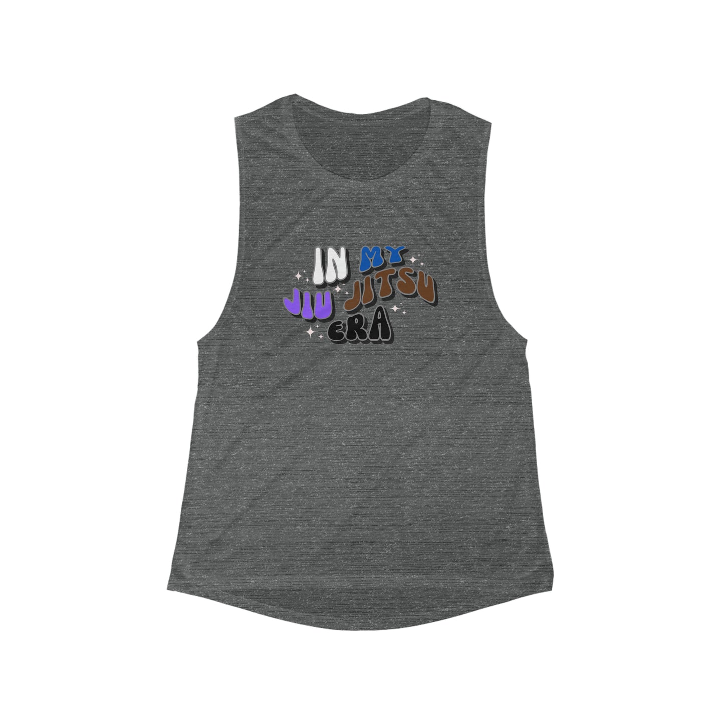 In My Jiu Jitsu Era Women's Flowy Scoop Muscle Tank