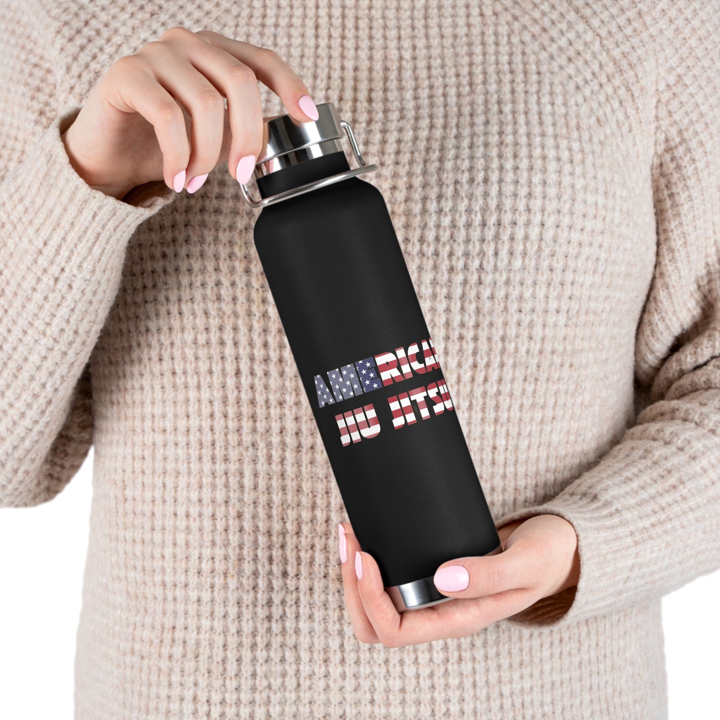 AJJ Copper Vacuum Insulated Bottle, 22oz