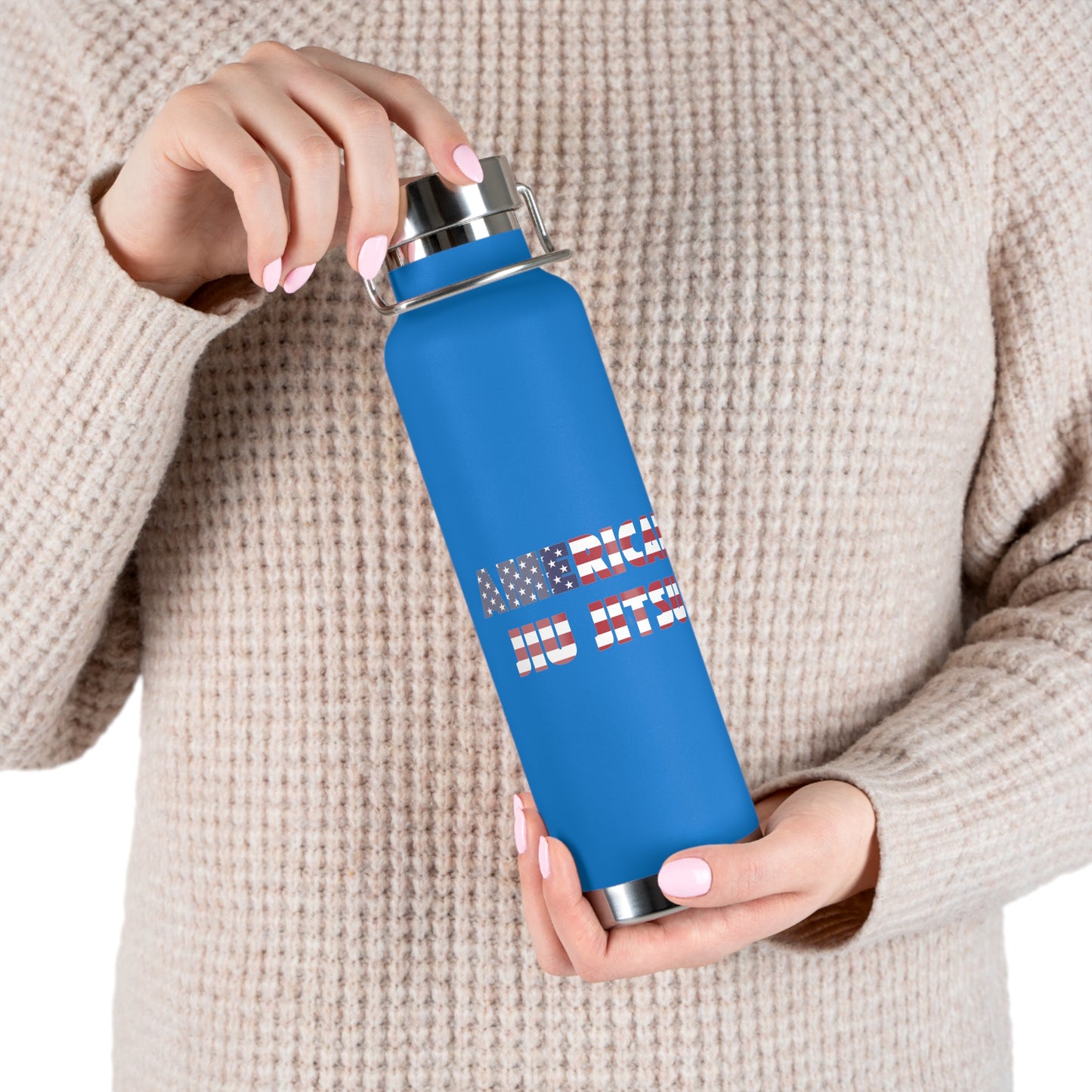 AJJ Copper Vacuum Insulated Bottle, 22oz