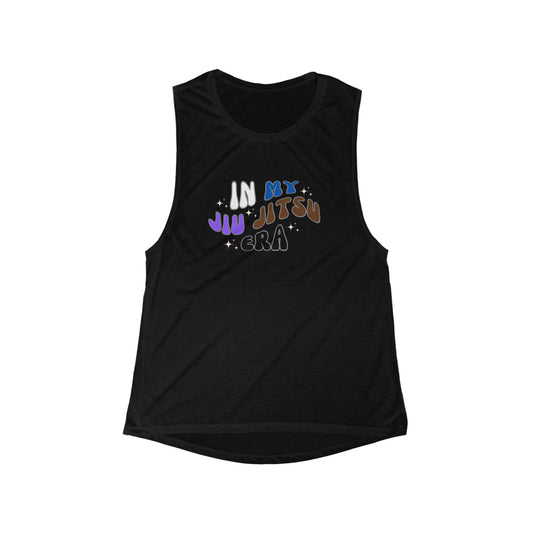 In My Jiu Jitsu Era Women's Flowy Scoop Muscle Tank