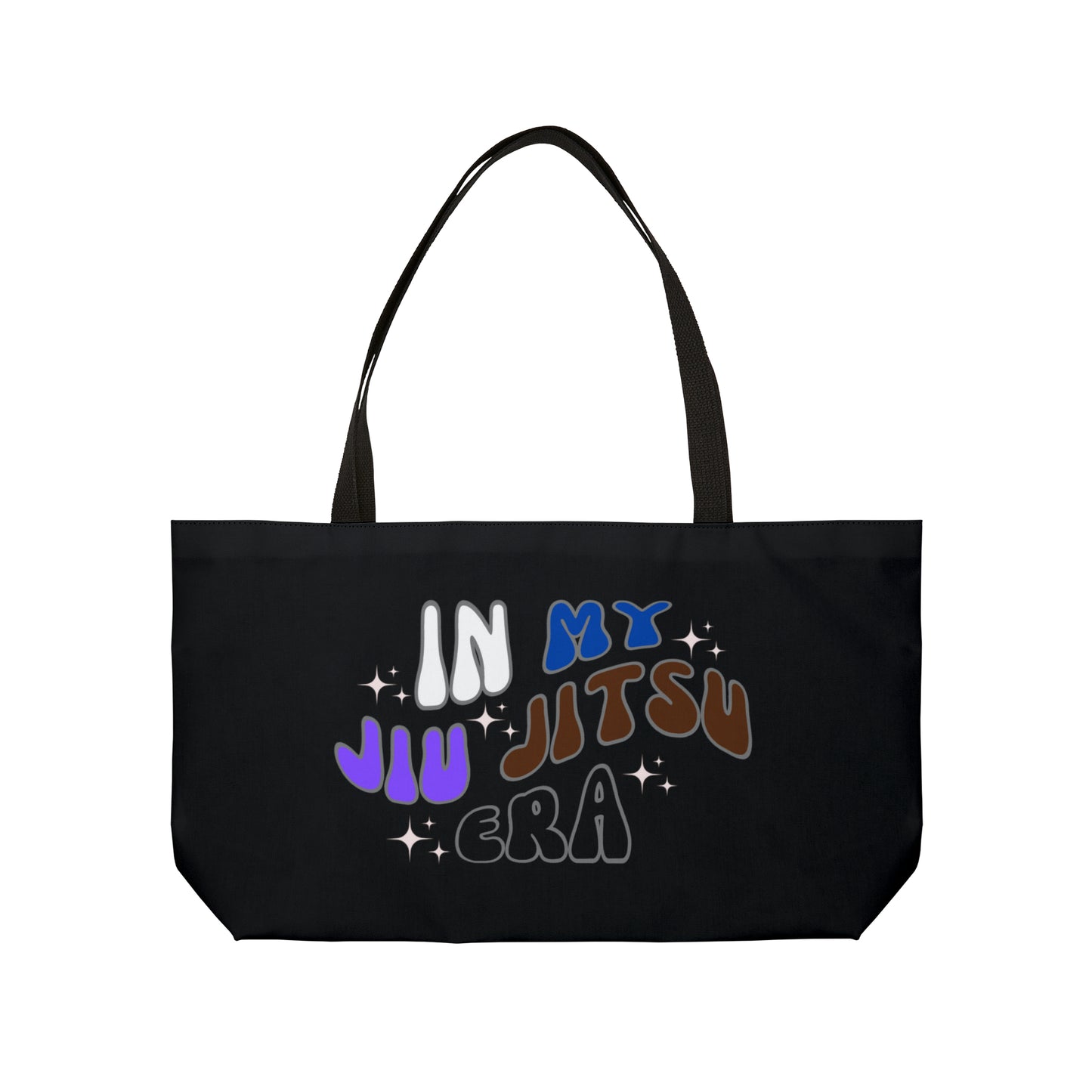 "In My Jiu Jitsu Era" Weekender Tote Bag - Black