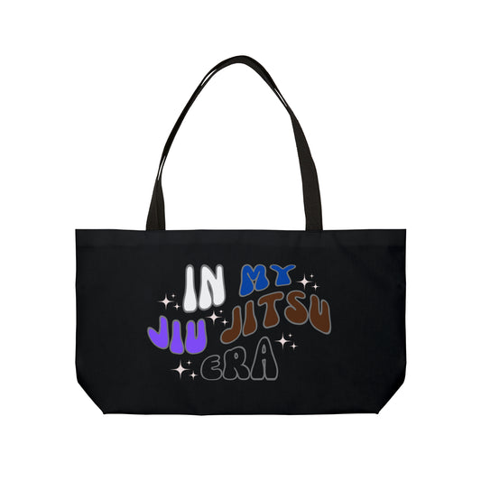 "In My Jiu Jitsu Era" Weekender Tote Bag - Black