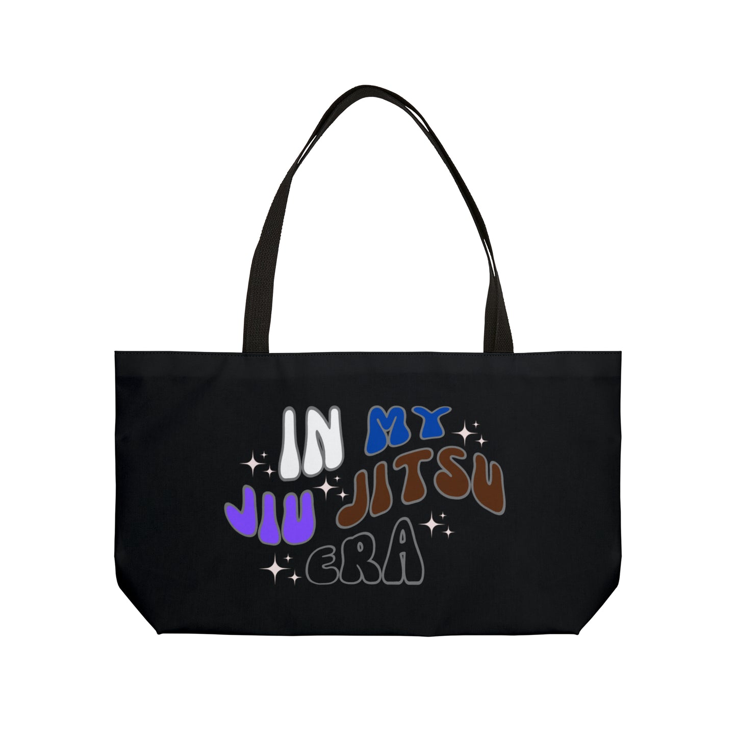 "In My Jiu Jitsu Era" Weekender Tote Bag - Black