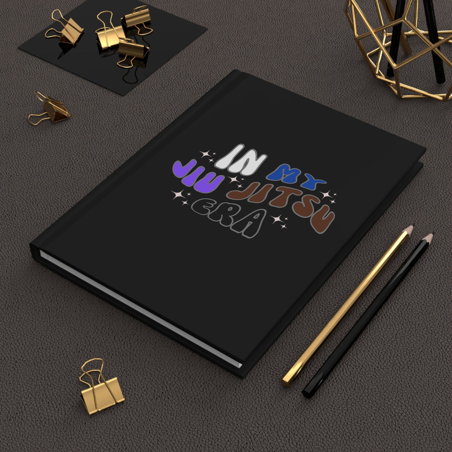 "In My Jiu Jitsu Era" Hardcover Journal Matte - Black